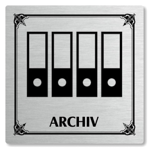 Archiv, 118x118mm, stříbrná, Nebraska